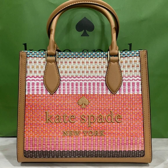 Kate spade Ellie small straw tote - Picture 2 of 11